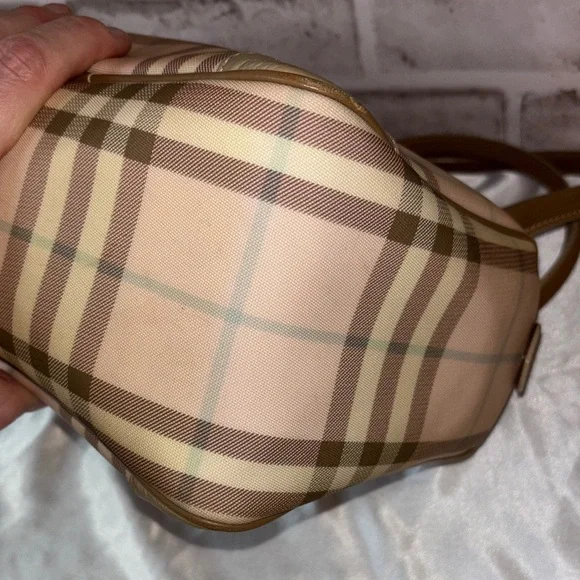 Burberry Pink Nova Check Satchel - Picture 8 of 16